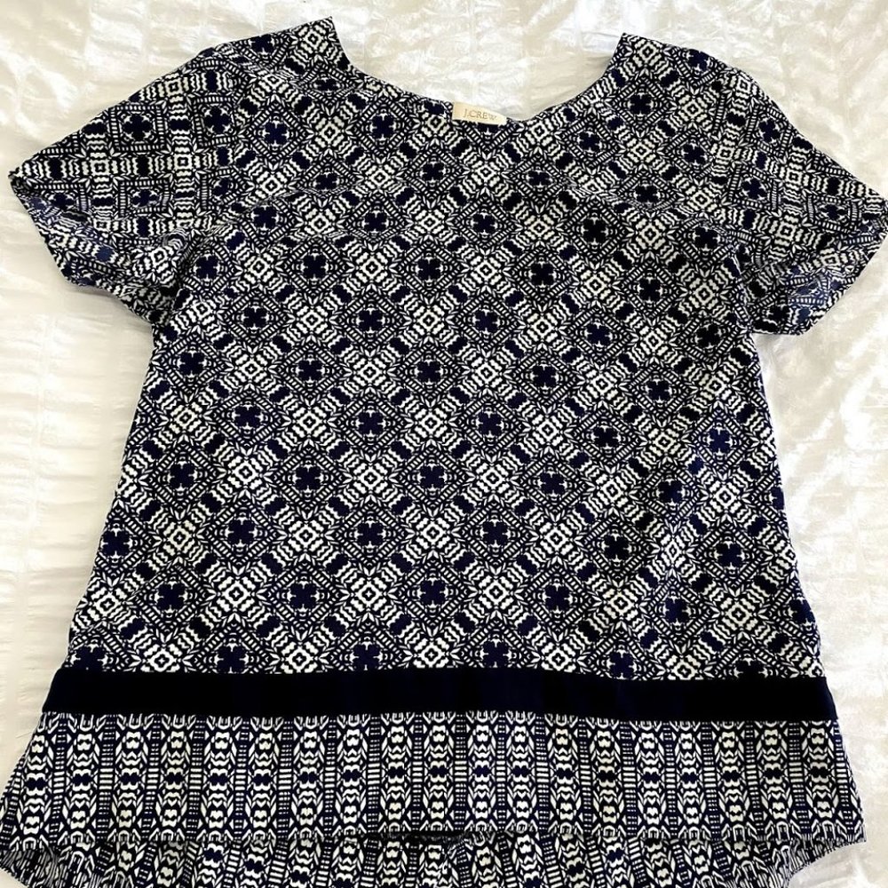 J Crew Patterned Top